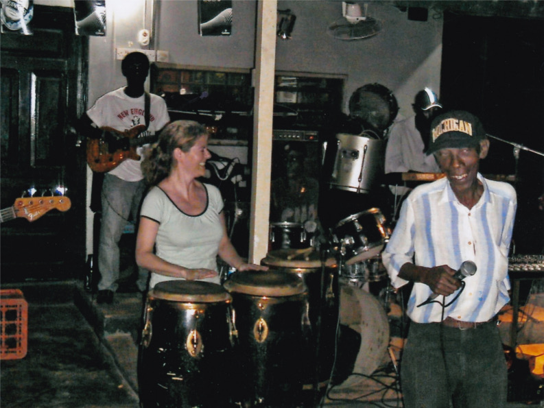 Jammin' with Ghanaian musicians in Accra, Ghana, 2009